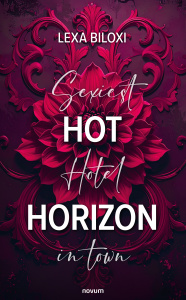 Buchcover Hot Horizon mit roter Blume und ornamentalen Elementen erotische Liebesromane